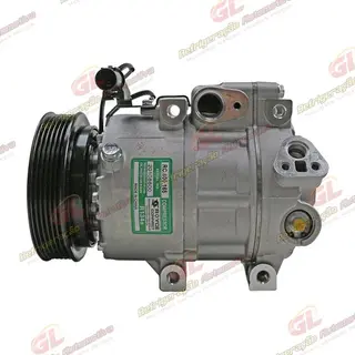 Compressor Modelo Halla Hyundai Vera Cruz 3.0 V6/ Santa Fé 2.7 12 Válvulas/ Azera/ Kia Sorento 2007 Até 2009 - 12 Volts Polia 6pk 124mm