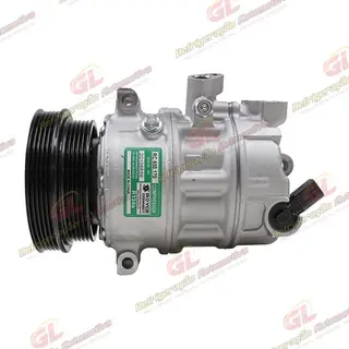 Compressor Modelo Sanden Polia Dupla Volkswagen Jetta 2.5 2006 Até 2010 - 12 Volts