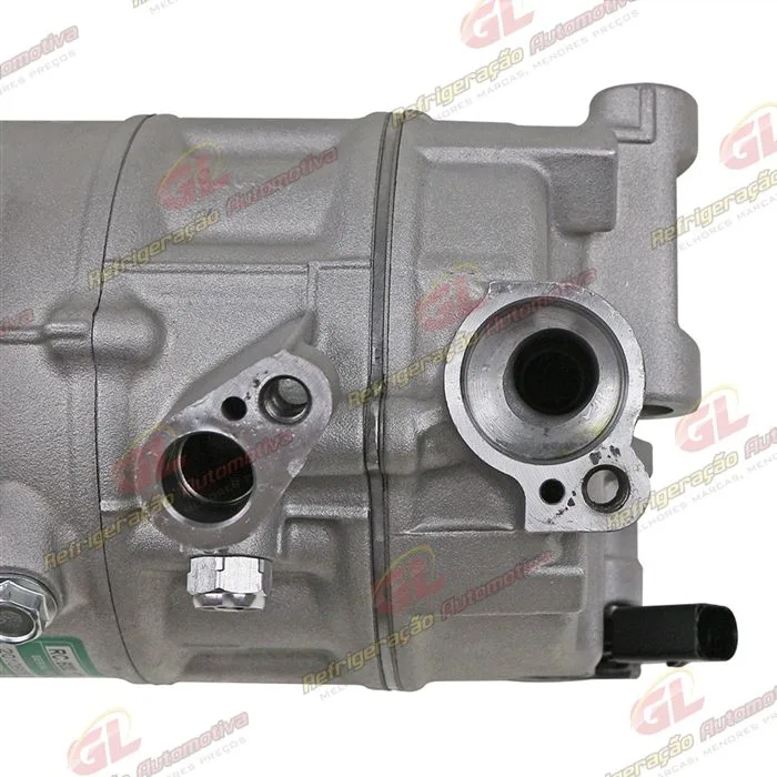Compressor Modelo Sanden Polia Dupla Volkswagen Jetta 2.5 2006 Até 2010 - 12 Volts — foto 9