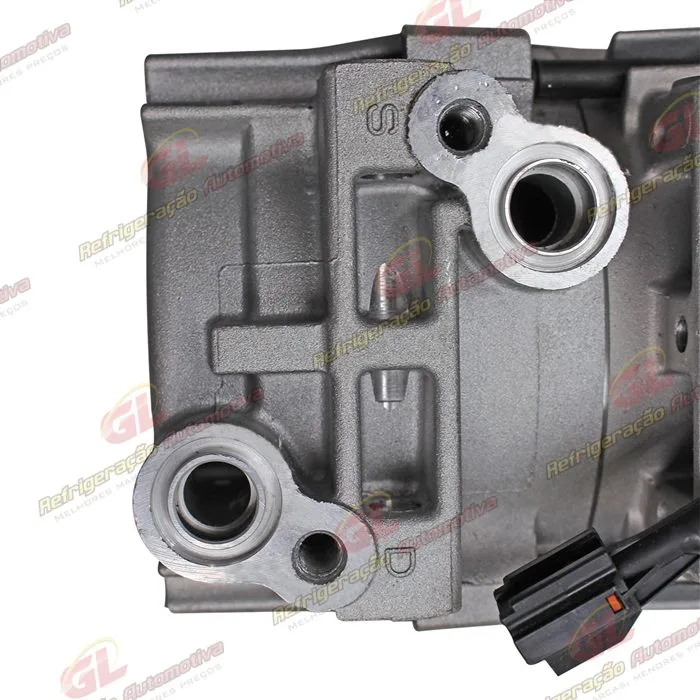 Compressor Modelo Halla HS18 Kia Sorento EX / LX V6 3.5L Mês 06 de 2002 a Mês 08 de 2006 - 12 Volts Polia 4pk 117mm — foto 8