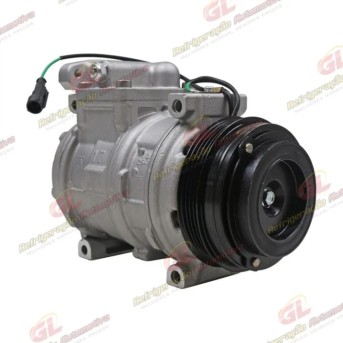 Compressor Caminhão Fiat Iveco Stralis/ Eurostar 10PA17 - 24 Volts Polia 4pk 115mm OEM: 504385146/ 99488569 — foto 4