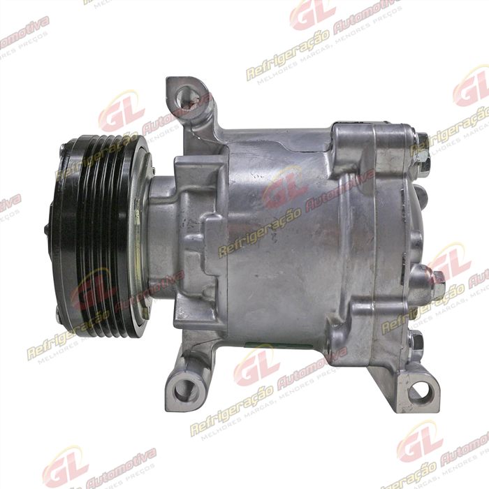 Compressor Fiat Grand Siena Tetrafuel 2013 Até 2016 / Bravo T-Jet - 12 Volts Polia 5pk 95mm OEM: 51873922