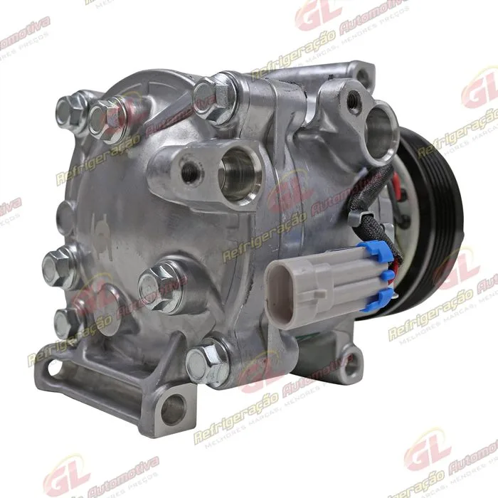 Compressor Fiat Grand Siena Tetrafuel 2013 Até 2016 / Bravo T-Jet - 12 Volts Polia 5pk 95mm OEM: 51873922 — foto 6