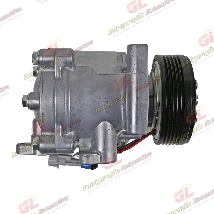 Compressor Fiat Grand Siena Tetrafuel 2013 Até 2016 / Bravo T-Jet - 12 Volts Polia 5pk 95mm OEM: 51873922 — foto 8