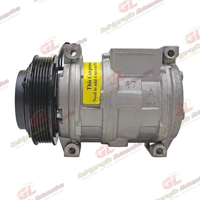 Compressor Modelo 10PA17 Mercedes Benz Sprinter R134a - 12 Volts Polia 6pk 120 mm