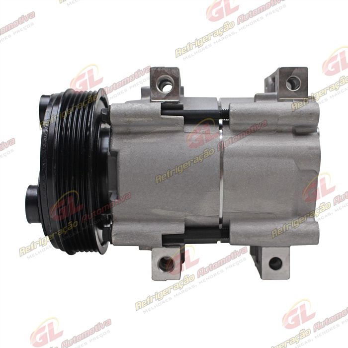 Compressor Fic Ford Ranger Diesel 3.0 até 2012 / Mustang / Troller 3.0 - 12 Volts Polia 6pk 130mm