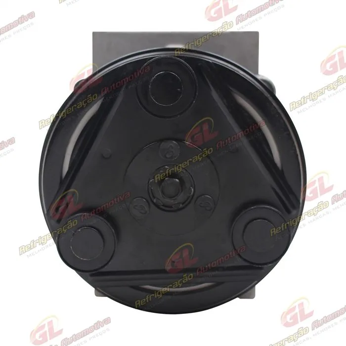 Compressor Fic Ford Ranger Diesel 3.0 até 2012 / Mustang / Troller 3.0 - 12 Volts Polia 6pk 130mm — foto 3