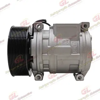 Compressor Modelo Denso 10PA15C Caminhão Mercedes Benz Atron/ Axor/ Actros 2729/ 2831/ 2841/ 2844/ 4844 Ano 2015> - 24 Volts Polia 11pk 130mm