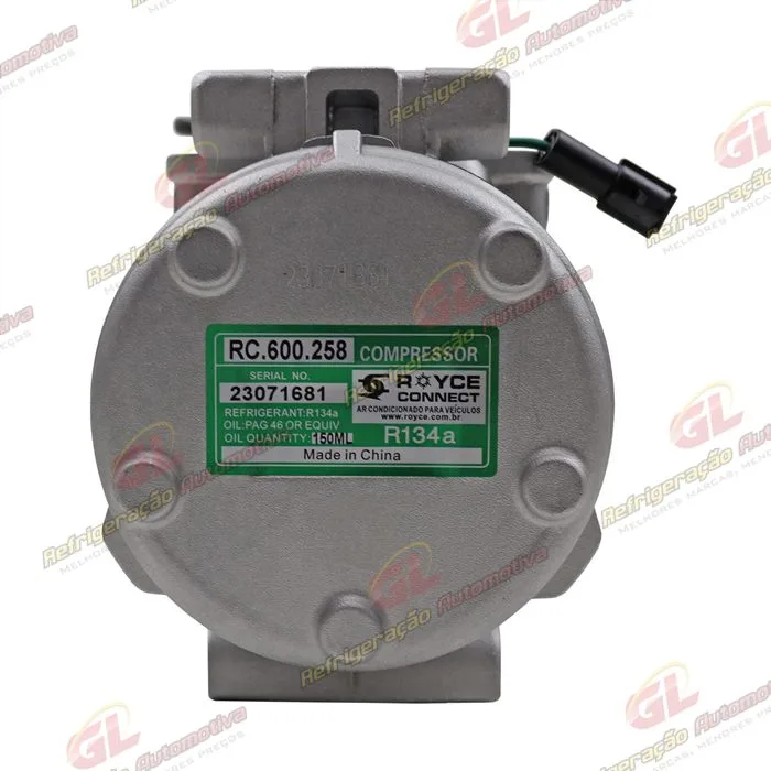 Compressor Modelo 10P15 Caminhão Mercedes Benz Accelo A815/ L98/ Volkswagen Constellation/ Titan 18310 R134a - 24 Volts Polia 8pk 120mm OEM: A9042300811/ 2R2820803C — foto 5