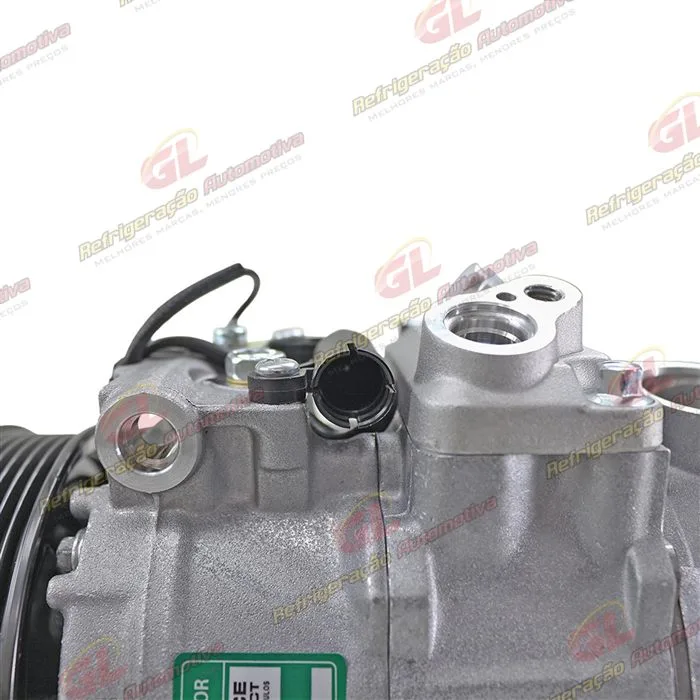 Compressor Modelo Denso 7SB16C Mercedes Benz R170SKL/ CLK430/ Sprinter/ W210/ W126/ W140 1993 Até 1996 - 12 Volts Polia 6pk 119mm — foto 8