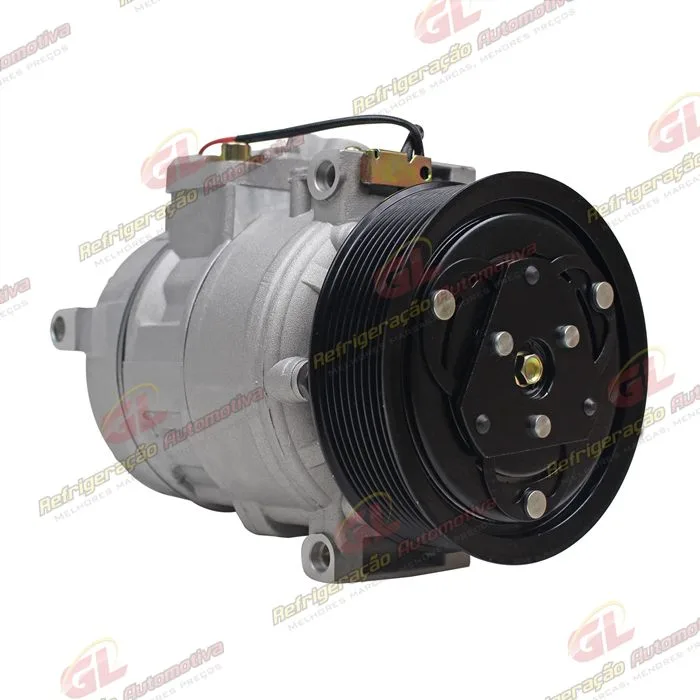 Compressor Modelo Denso 7SBU16C Caminhão Mercedes Benz Actros 4844 2009 Até 2014 - 24 Volts Polia 9pk 129mm OEM: A5412301211/ 447190-5530 — foto 4
