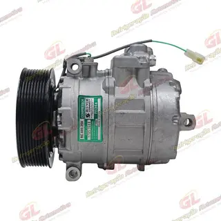 Compressor Modelo Denso 7SBU16C Caminhão Mercedes Benz Axor - 24 Volts Polia 9pk 135mm OEM: 4572300111/ A0002343711