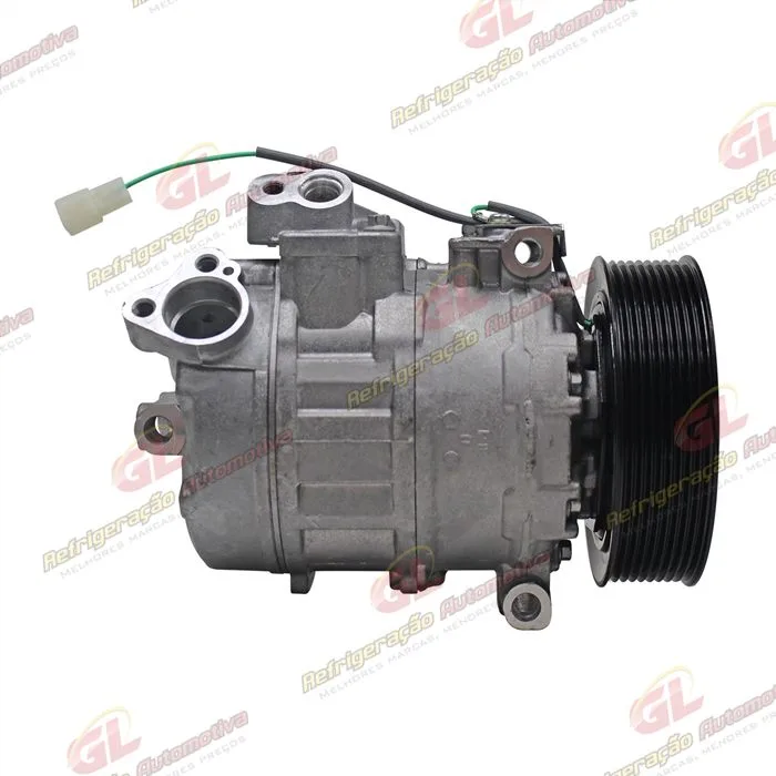 Compressor Modelo Denso 7SBU16C Caminhão Mercedes Benz Axor - 24 Volts Polia 9pk 135mm OEM: 4572300111/ A0002343711 — foto 5