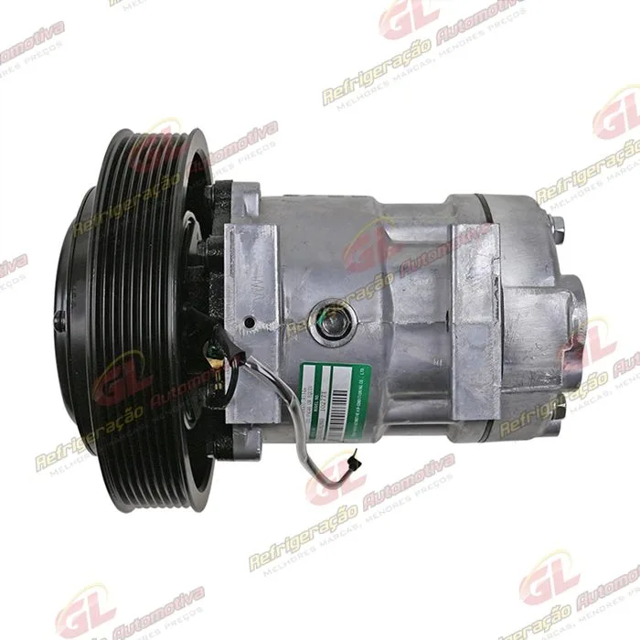 Compressor SANDEN AA7H15AA Original 4116U Caminhão Volvo FM/ FMX / FH 2008 Até 2019 - 24 Volts Polia 8pk 180mm OEM: 84094705/ 20587125/ 85000458 — foto 8