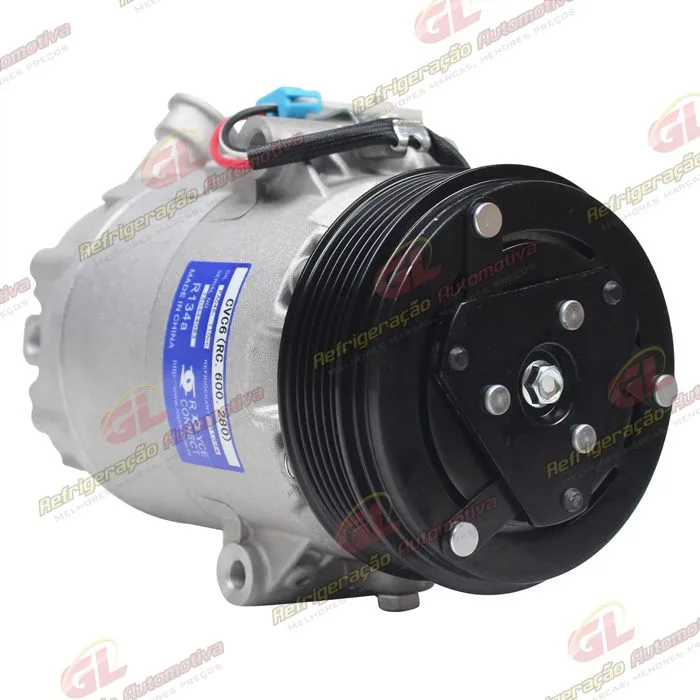 Compressor CVC 9045 125cc Chevrolet Astra/ Vectra 2006> - 12 Volts Polia 6pk 110mm OEM: 93380698 — foto 4