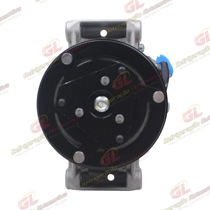 Compressor CVC 125cc Chevrolet S10 2000 Até 2011/ Blazer/ Troller 2.4/ 2.8 Gasolina / 2.8 Diesel 2000> - 12 Volts Polia 6pk 109mm OEM: 93381793/ 94763439/ 93298740 — foto 3