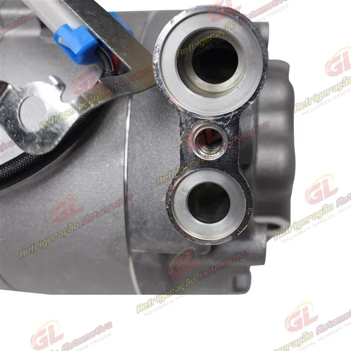 Compressor CVC 100cc R134a Chevrolet Corsa Classic/ Celta 2002 Até 2008 - 12 Volts Polia 6pk 110mm OEM: 93381741 — foto 8