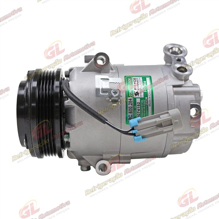 Compressor CVC 125cc Chevrolet Corsa/ Meriva/ Montana/ Fiat Stilo/ Idea/ Palio/ Punto 1.8 2002> - 12 Volts Polia 5pk 105mm