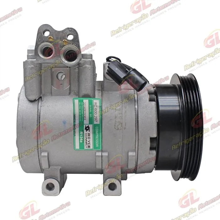 Compressor Modelo Halla HS15 Hyundai Tucson 2.0 - 12 Volts Polia 4pk 124mm — foto 5
