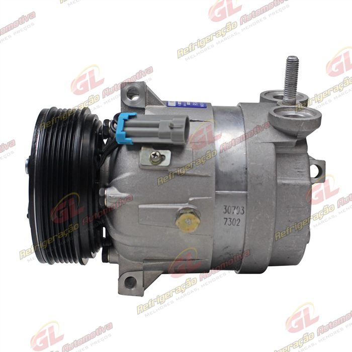 Compressor Harrison V5 Chevrolet Vectra 1997 Até 2002 R134a - 12 Volts Polia 6pk 120mm OEM: 1135324
