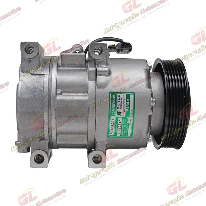 Compressor Hyundai Sonata 2.4 / Azera 3.0 2012> - 12 Volts Polia 6pk 118mm — foto 5