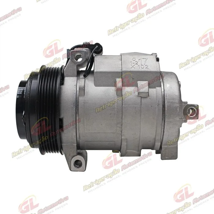 Compressor Modelo Denso 10S17C Mercedes Benz Sprinter 2013> Lado Direito do Motor - 12 Volts Polia 6pk 121mm OEM: A0002344011