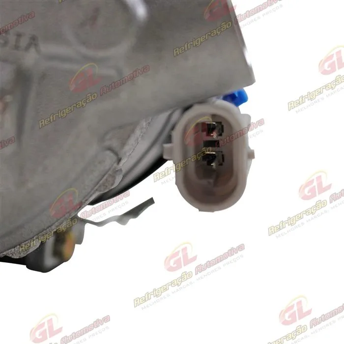 Compressor Modelo Delphi Fiat Uno Vivace/Way 2010>/ Siena/Palio/Strada 2010>/ Mobi 2016>/ Fiorino 1.4 2016> - 12 Volts Polia 5pk 119mm OEM: 51980391/ 52093153/ 52149819/ 52050384/ 52164151 — foto 9