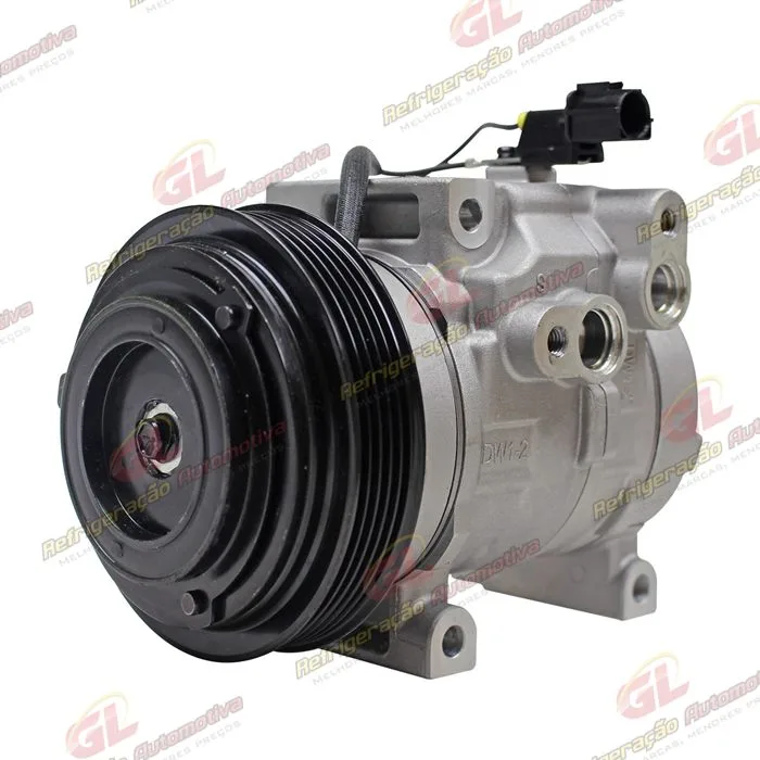 Compressor Hyundai HB20 1.0 - 12 Volts Polia 5pk 121mm OEM: 977011S000 — foto 2