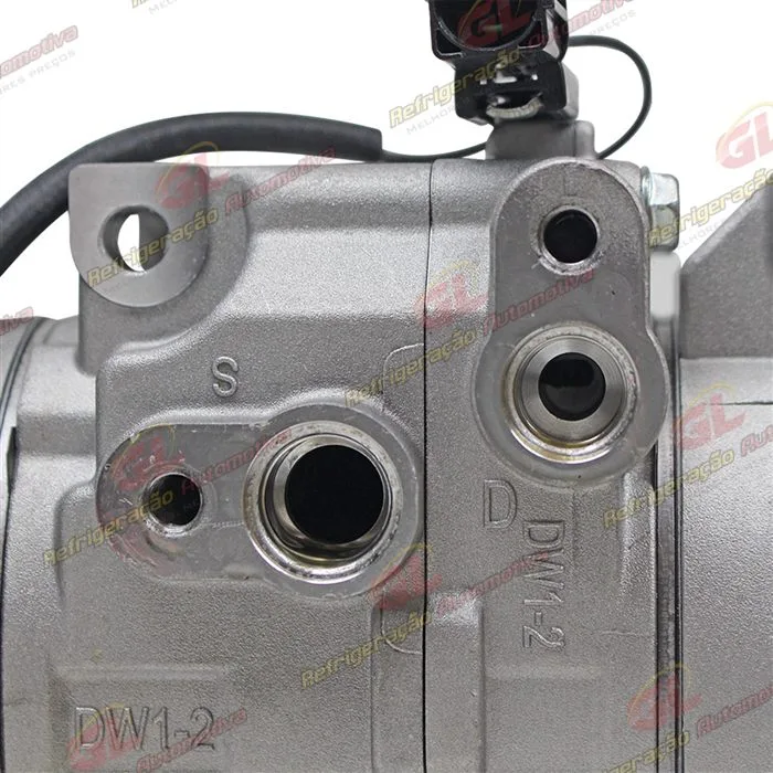 Compressor Hyundai HB20 1.0 - 12 Volts Polia 5pk 121mm OEM: 977011S000 — foto 8