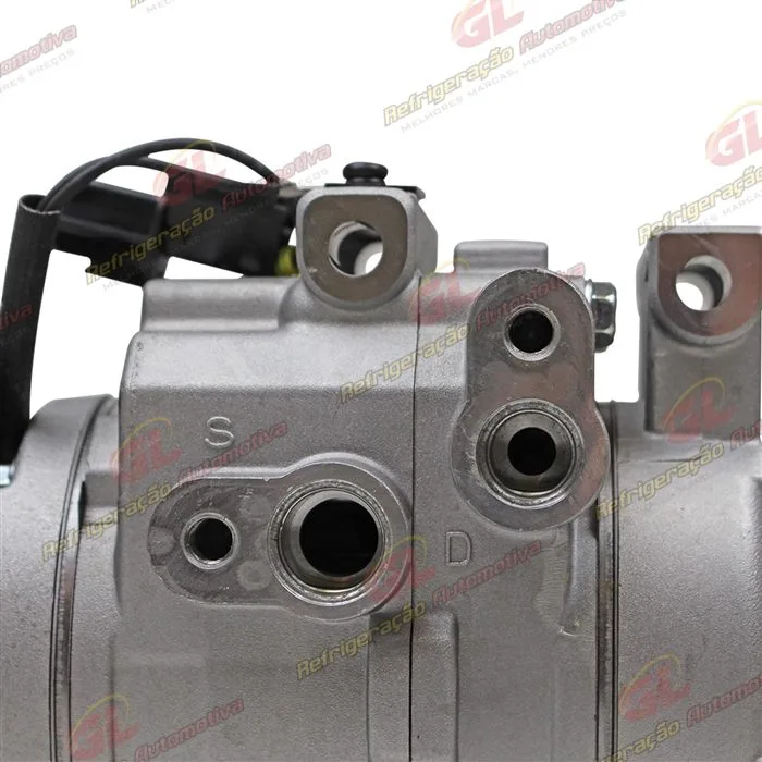 Compressor Modelo DF13 Hyundai HB20 1.6 - 12 Volts Polia 6pk 117mm — foto 8