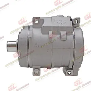 Compressor Modelo Denso 10S15 Toyota Hilux SW4 / SRV 2005> / Trator New Holland CNH Setembro 2009> Sem Embreagem