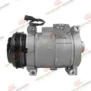 Compressor Modelo Denso 10S17C Caminhão Iveco Daily 2013> - 12 Volts Polia 4pk 110mm OEM: 5801362246