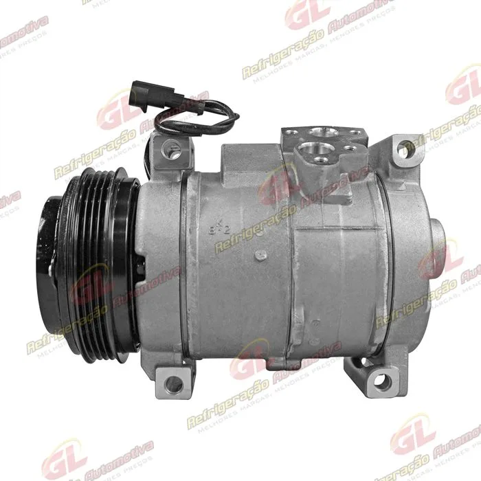 Compressor Modelo Denso 10S17C Caminhão Iveco Daily 2013> - 12 Volts Polia 4pk 110mm OEM: 5801362246