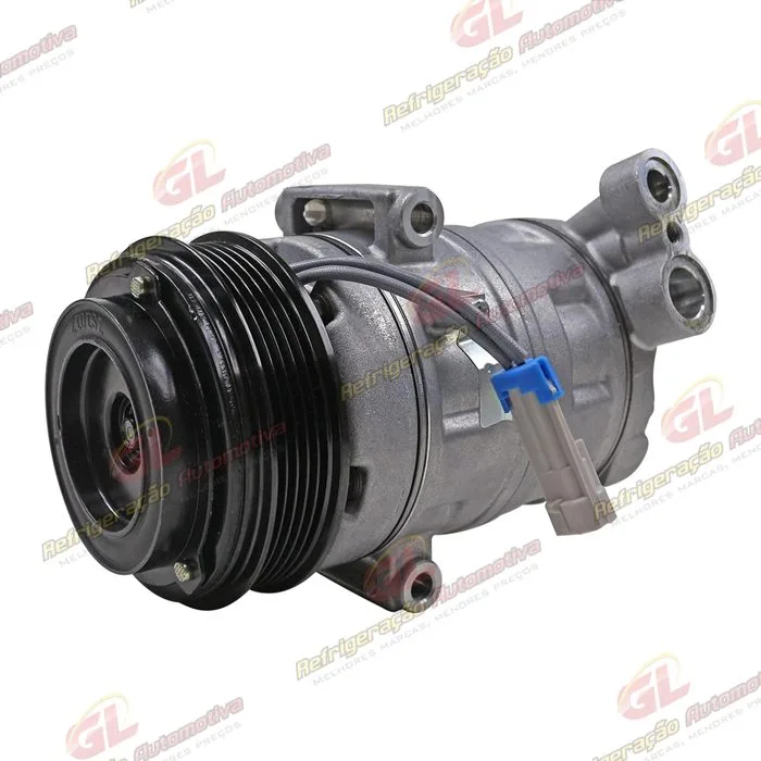 Compressor Chevrolet Cobalt 1.4 - 12 Volts Polia 5pk 116mm OEM: 94777204 — foto 2