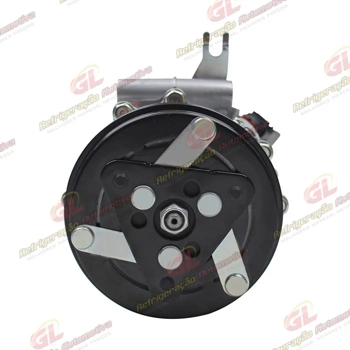 Compressor Modelo Doowon DV9 Volkswagen UP 2014>/ Fox 2011>/ Gol/ Voyage G6 2017> - 12 Volts Polia 6pk 114mm OEM: 5U0820803L — foto 3