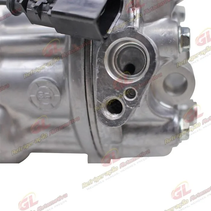 Compressor Modelo Doowon DV9 Volkswagen UP 2014>/ Fox 2011>/ Gol/ Voyage G6 2017> - 12 Volts Polia 6pk 114mm OEM: 5U0820803L — foto 8