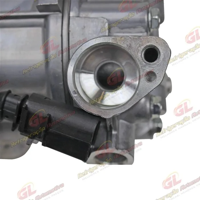 Compressor Modelo Doowon DV9 Volkswagen UP 2014>/ Fox 2011>/ Gol/ Voyage G6 2017> - 12 Volts Polia 6pk 114mm OEM: 5U0820803L — foto 9