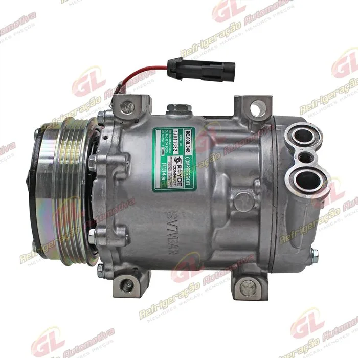 Compressor SD7V16 Fiat Ducato Multijet - 12 Volts Polia 4pk 115mm