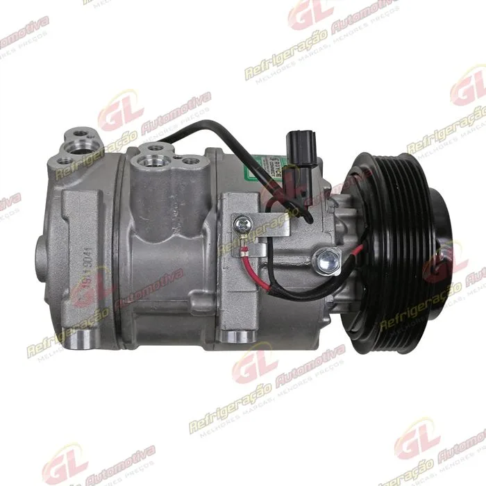 Compressor Kia Sportage 2010 Até 2013 / Hyundai IX35 Gasolina 2010 Até 2013 - 12 Volts Polia 6pk 120mm — foto 8