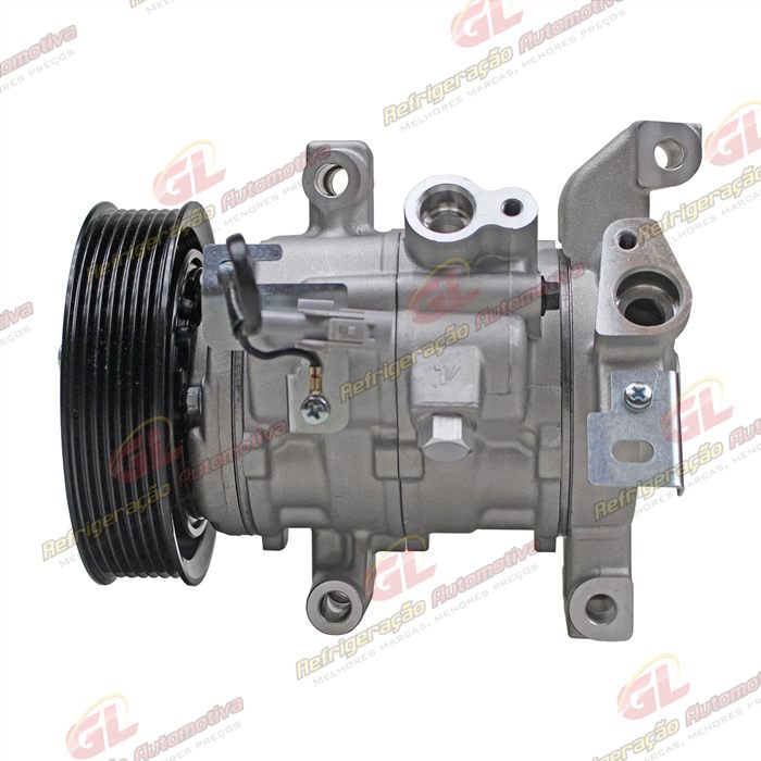 Compressor 10SRE11C Toyota Hilux 2.8 2016> - 12 Volts Polia 7pk 125mm OEM: BC447160-9060