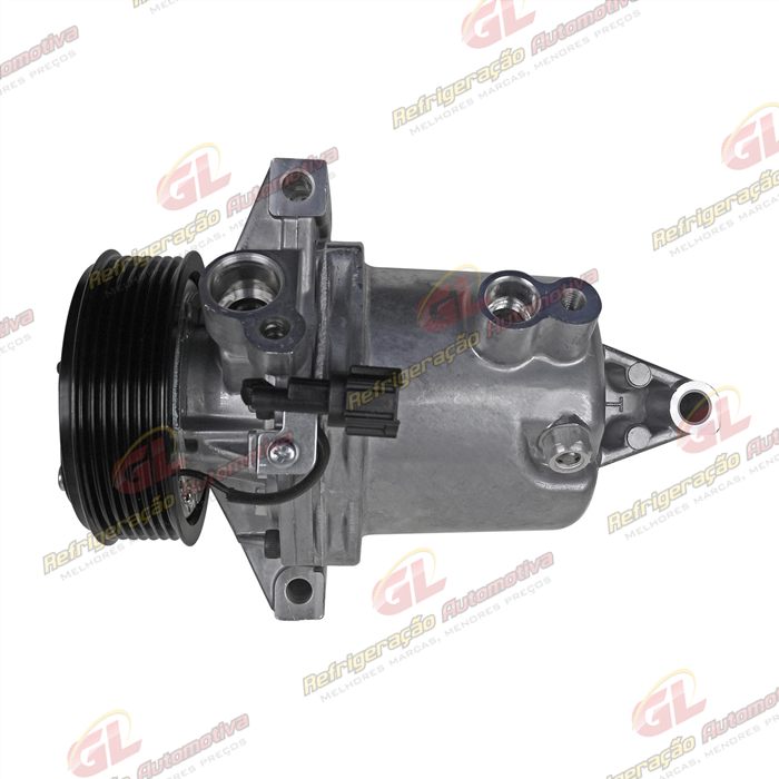 Compressor 10S11C Nissan Versa - 12 Volts Polia 7pk 116mm