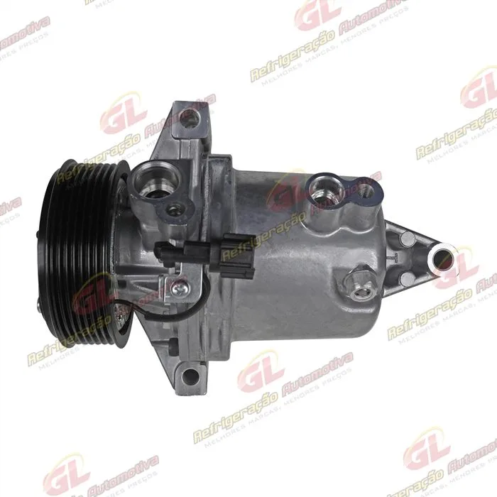 Compressor 10S11C Nissan Versa - 12 Volts Polia 7pk 116mm