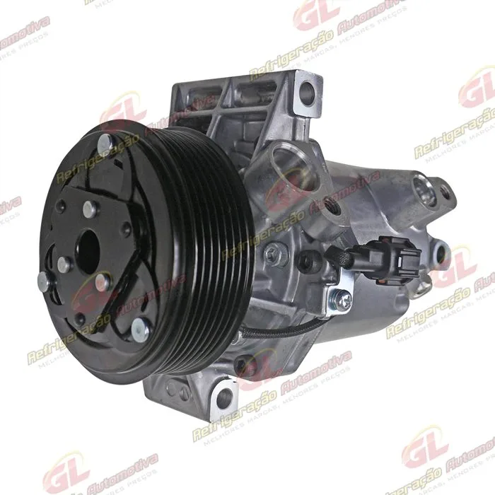 Compressor 10S11C Nissan Versa - 12 Volts Polia 7pk 116mm — foto 4