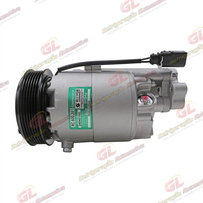 Compressor Modelo Delphi CVC 10062 Volkswagen Golf / Audi A3 1.6 135cc - 12 Volts Polia 6pk 115mm OEM: 1JE820803