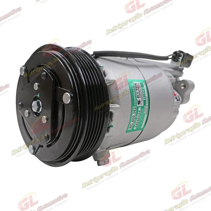 Compressor Modelo Delphi CVC 10063 Volkswagen Golf/ Audi A3 1.8/ 2.0 135cc - 12 Volts Polia 6pk 115mm — foto 2