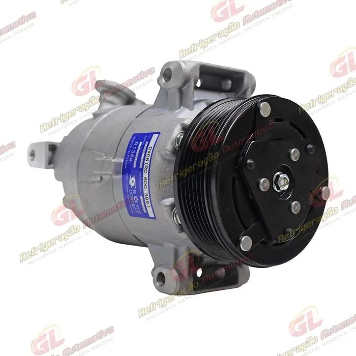 Compressor Modelo Delphi CVC 20021 Chevrolet Vectra 2002 Até 2006 Opcional 1996 Até 2001 125cc - 12 Volts Polia 6pk 109mm OEM: 93381629 — foto 4