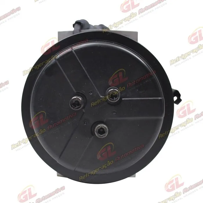 Compressor 7H15 SANDEN Original 8044/ 8242/ 8112/ 6028/ 8176 Caminhão NH 1999 Até 2006/ FH/ FM 1998 ATé 2007 Caminhão VM Todos / Máquina Volvo - 24 Volts Polia 8pk 132mm OEM: 11412631 — foto 3