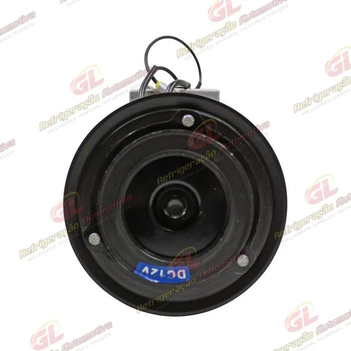 Compressor 10S15 Toyota Hilux Diesel SW4/SRV 2005>/ Trator New Holland CNH Setembro 2009> - 12 Volts Polia 7pk 120mm OEM: 87342868 — foto 3