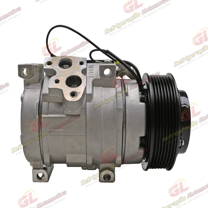 Compressor 10S15 Toyota Hilux Diesel SW4/SRV 2005>/ Trator New Holland CNH Setembro 2009> - 12 Volts Polia 7pk 120mm OEM: 87342868 — foto 5