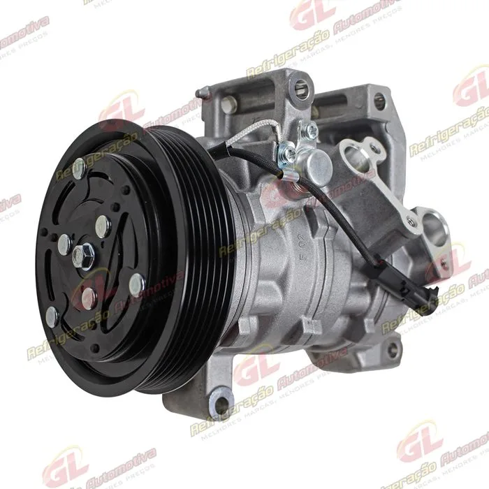 Compressor Modelo Denso Honda Civic Motor 1.8/2.0 2009 Até 2014 - 12 Volts Polia 6pk 120mm — foto 2
